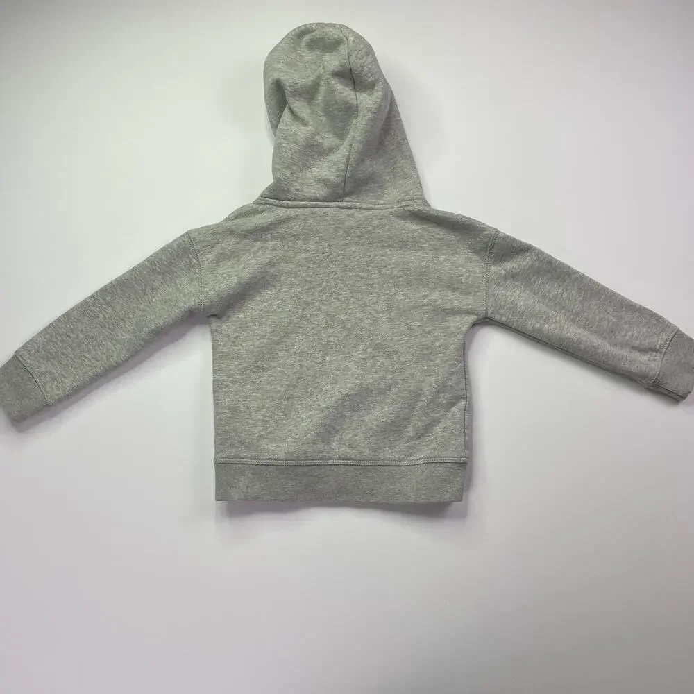 Baby Gap Hoodie 3T Teddy Bear Grey Heathered Long Sleeve Pullover